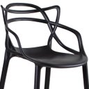 Ver imagem 5 de KIT - 4 x Banquetas altas Masters Allegra - Preto