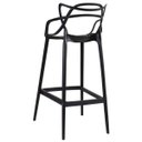 Ver imagem 4 de KIT - 4 x Banquetas altas Masters Allegra - Preto