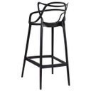 Ver imagem 7 de Kit - 4 X Banquetas Altas Masters Allegra - Preto