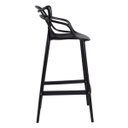 Ver imagem 4 de Kit - 4 X Banquetas Altas Masters Allegra - Preto