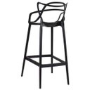 Ver imagem 5 de Kit - 4 X Banquetas Altas Masters Allegra - Preto
