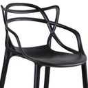 Ver mais imagens de Kit - 4 X Banquetas Altas Masters Allegra - Preto