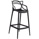 Ver imagem 5 de Kit - 4 X Banquetas Altas Masters Allegra - Preto