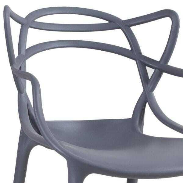 Cadeira Allegra - Cinza Escuro - 4
