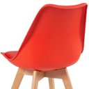 Ver imagem 6 de Kit 4 Cadeiras Estofadas Leda - Vermelho