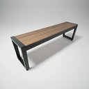 Ver imagem 4 de Banco de Jardim Steel de Madeira Plástica sem Encosto 150 Cm Cor Ipê