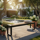 Ver imagem 7 de Banco de Jardim Steel de Madeira Plástica sem Encosto 150 Cm Cor Ipê