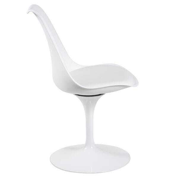 Cadeira Tulipa - Saarinen - Assento Plástico - Branco - 2