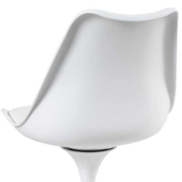 Cadeira Tulipa - Saarinen - Assento Plástico - Branco - 5