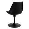 Cadeira Tulipa - Saarinen - Assento Plástico - Preto - 3