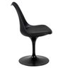 Cadeira Tulipa - Saarinen - Assento Plástico - Preto - 2