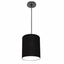 Ver imagem 1 de Lustre Luminária Pendente Vivare Free Lux Pe-4103pr Cúpula em Tecido 15x20cm