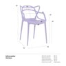 Kit 6 Cadeiras Masters Allegra - Roxo - 7