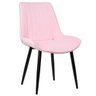 Cadeira Estofada Chicago - Rosa Claro - 1
