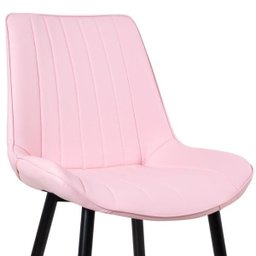 Cadeira Estofada Chicago - Rosa Claro - 4