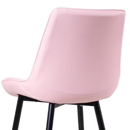Cadeira Estofada Chicago - Rosa Claro - 5