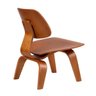 Kit 4 Cadeiras Charles Eames Lcw - Poltrona Lounge - Madeira Escura - 4