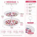 Ver imagem 6 de Boleira Bailarina 2 Andares para Doces e Cupcakes