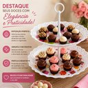 Ver imagem 3 de Boleira Bailarina 2 Andares para Doces e Cupcakes
