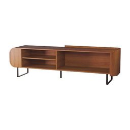 Rack para TV até 75 Polegadas Flow 180cm com 2 Portas Pés de Aço Moderno Potenza - 4