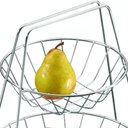 Ver imagem 3 de Fruteira Dois Andares Aço Cromado para Bancada Mesa Cozinha
