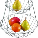 Ver imagem 2 de Fruteira Dois Andares Aço Cromado para Bancada Mesa Cozinha