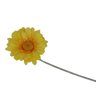 Kit 12 hastes de Gerberas Amarelas Flores Artificiais - 1