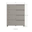 Ver imagem 5 de Quarto Casal Completo com Guarda-roupa Malthus 2 Portas de Correr, 1 Cômoda e 2 Mesas de Cabeceira