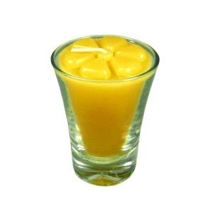 Kit 6 velas amarelas 7 cm no copinho 12 h decoração festa