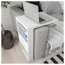Ver imagem 3 de Mesa de Apoio para Notebook e Sofá Branco Book Líder Design
