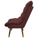 Ver imagem 6 de Kit 2 Poltronas para Sala Decorativa Consultório Clínica Recepção Salão Manicure Sufler Decorativa L