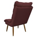 Ver imagem 7 de Kit 2 Poltronas para Sala Decorativa Consultório Clínica Recepção Salão Manicure Sufler Decorativa L