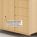 Ver imagem 7 de Bancada de Cozinha com Balcão 100% Mdf 164cm Aura Luciane Móveis