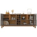 Ver mais imagens de Buffet Aparador 190cm Com Adega 050520 Cinza Perola Cedro DCASA