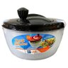 Seca Salada Prática Eficiente 23cm Grande Centrífuga de Salada Secador de Verduras Manual 4 Litros V - 4