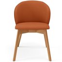 Ver imagem 3 de Kit 05 Cadeiras de Jantar e Estar Living Estofada Mia L02 Linho Terracota - Lyam Decor