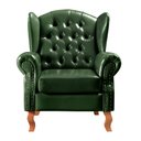 Ver imagem 3 de Conjunto Imperador Sofá Chesterfield Decoração Sala Recepção Estilo Vintage - Couríssimo Verde