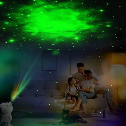 Luminária Astronauta Projetor Luz Galáxia Nebulosa Star - 2