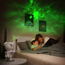 Luminária Astronauta Projetor Luz Galáxia Nebulosa Star - 7