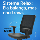 Ver imagem 4 de Cadeira Presidente Brizza Relax Assento Poliéster