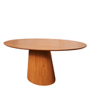 Ver imagem 2 de Mesa de Jantar Cone Oval 120x80 Cm Tampo Freijó Base Freijó Freijó Personal Art Design