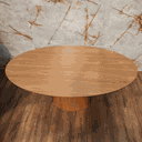 Ver imagem 4 de Mesa de Jantar Cone Oval 120x80 Cm Tampo Freijó Base Freijó Freijó Personal Art Design