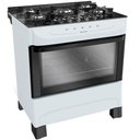 Ver imagem 1 de Fogão Mueller MFV5BB 5 Bocas Automático Mesa Vidro Temperado com Ultra Chama