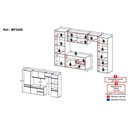 Ver imagem 2 de Cozinha Completa Suspensa 9 Portas 1 Gaveta MDF MDP 313cm