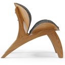 Ver imagem 6 de Kit 2 Poltronas Decorativa Orgânica Sala Living Kadosh L02 Linho Mescla Chumbo - Lyam Decor