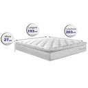 Ver imagem 3 de Colchão King Cama Inbox Super Molas Ensacadas 193x203 Confort Snow