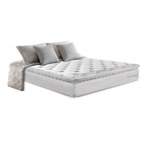 Colchão King Cama Inbox Super Molas Ensacadas 193x203 Confort Snow