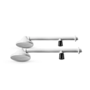 Ver imagem 1 de Kit 2 Chuveiros Frios 4 Pol Branco com Registro Pvc Resistente