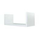 Ver imagem 2 de Kit Prateleiras U Estante De Livros Branco 60 Cm 3 Unidades