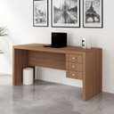 Ver imagem 2 de Mesa para Escritório Me4113 Amêndoa Tecnomobili